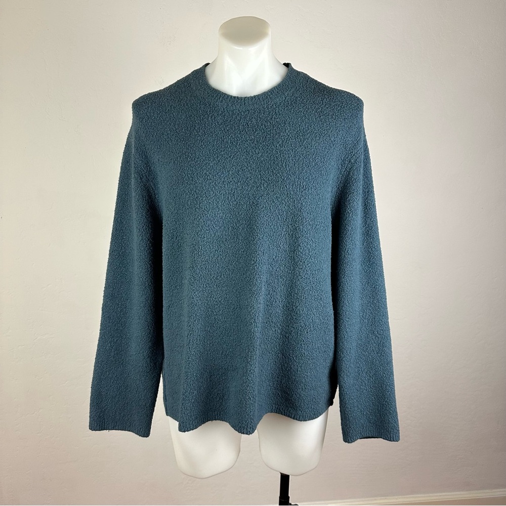 All Saints Eamont Teal Crewneck Sweater